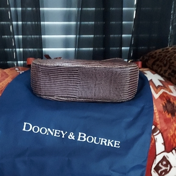 Dooney & Bourke Small Kiley Hobo in Brown Lizard - Picture 4 of 6